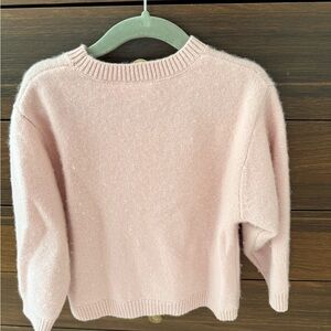 Zara 100% Cashmere Kids Pink Sweater